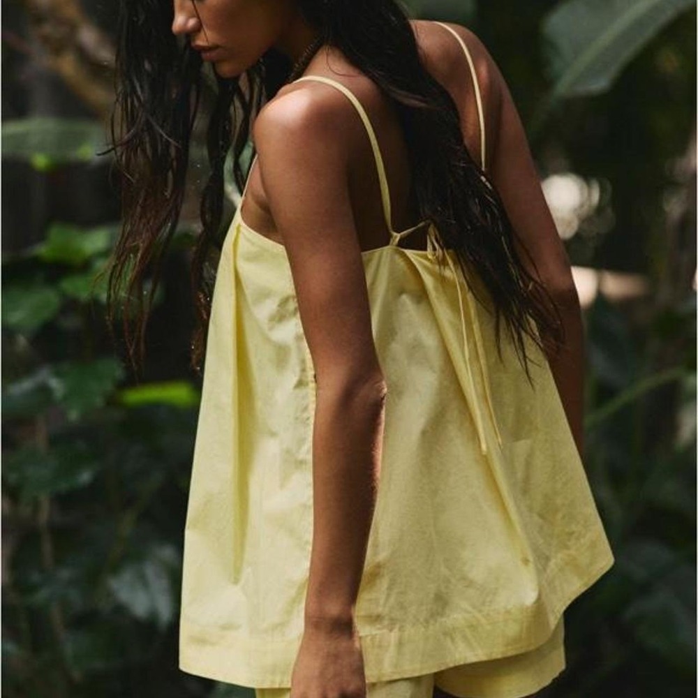 Free People Free Just Because Short Set Yellow Size XS New With Tags